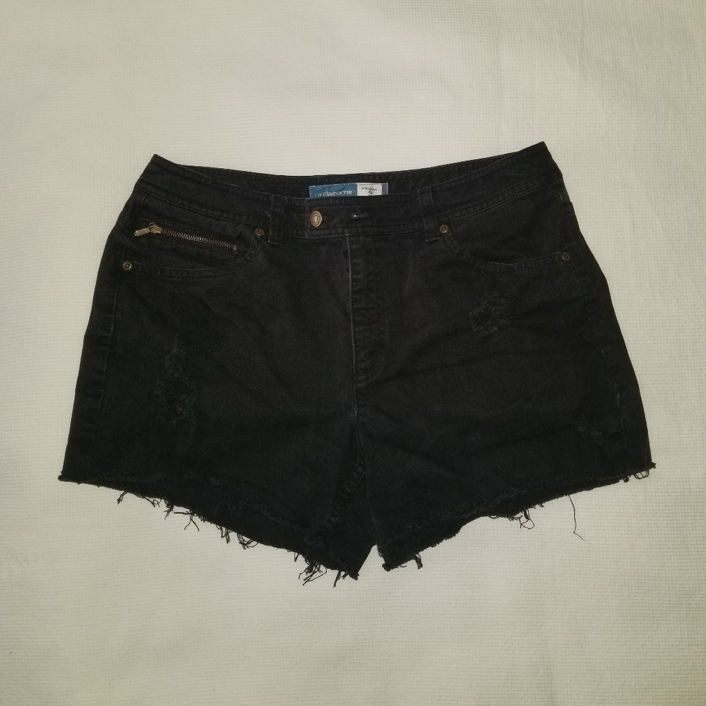 Liz Claiborne Destressed Jean Shorts